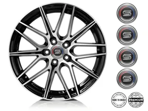 Datsun Sticker Dome Style Premium Wheel Logos